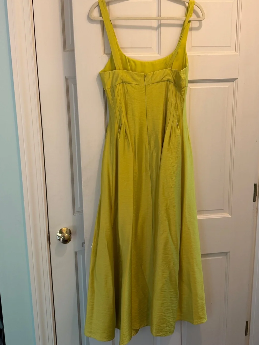 NWT ANTONIO MELANI x MG Style Jen Dress Lime Green Halter Midi Dress NWT - Picture 6 of 8